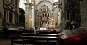 Vista do interior da igrexa
